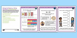 Year 2 Diving into Mastery: Step 16 Add Two 2-Digit Numbers (Across a 10) Activity Cards