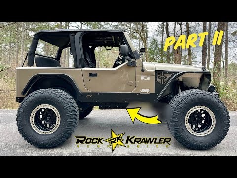 Jeep TJ Stretch | Part 2 - Rock Krawler Long Arm Center Section Install!