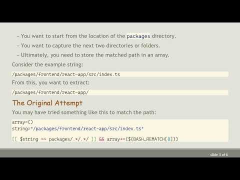 Regex for Matching Directory Path Depth in Bash Scripts