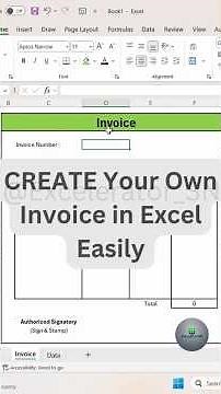 How to Create an Invoice in Excel | Manual Invoice in Excel