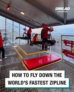 7.1M views · 15K reactions | The world's fastest zipline ensures you're as streamlined as possible to reach maximum speeds!  | UNILAD Adventure | Facebook