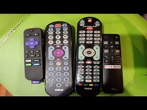 How To Use An RCA Universal l Remote On A TCL Roku or Android TV