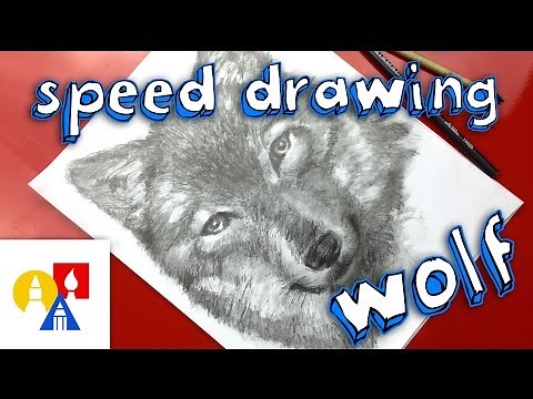 Wolf Speed Drawing
