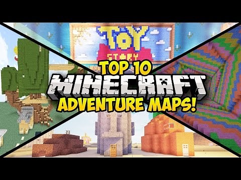 TOP 10 MINECRAFT ADVENTURE MAPS FOR MINECRAFT! (Minecraft Top 10) (Minecraft Adventure Map)