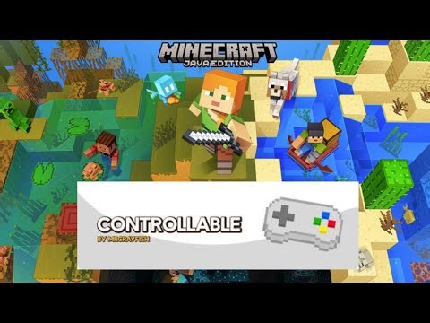 This Mod Minecraft Lets YOU use a CONTROLLER in Java Edition!!