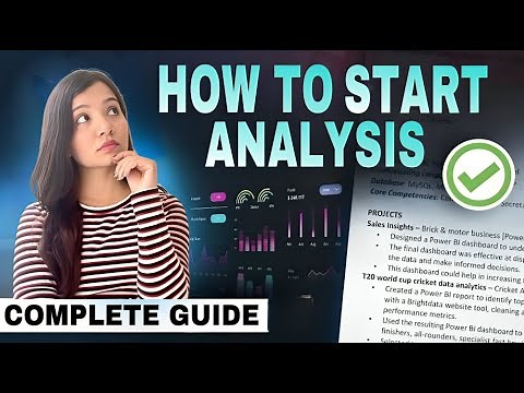 Complete Guide for creating Data Analysis Projects | Data Analysis Process STEP-BY-STEP