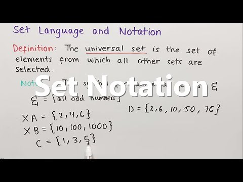 Set Notation