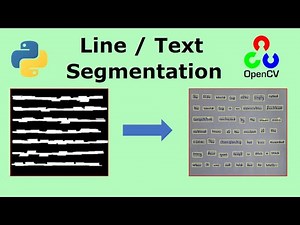 Line, word segmentation with OpenCV Python | Tutorial | Computer Vision