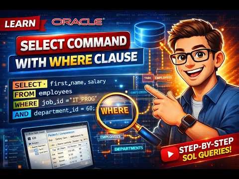 OracleDBA#21 - SELECT command with WHERE clause