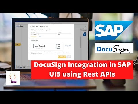 DocuSign Integration In SAP UI5 Using Rest API | SAP | DocuSign