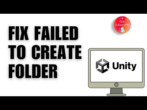 How to Fix Creating Unity Project Folder failed Error