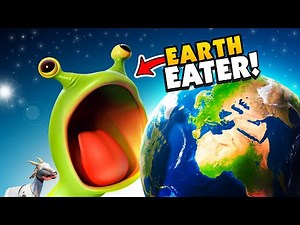 HUNGRY Alien Eats the Entire WORLD In Goat Simulator 3!