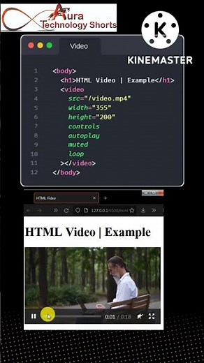 How to Insert Video in HTML using NotePad Text Editor #shorts #viralshorts #EmbedTagInHTMLForVideo
