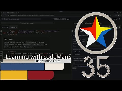 Learn HTML Forms by Building a Registration Form - Step 35