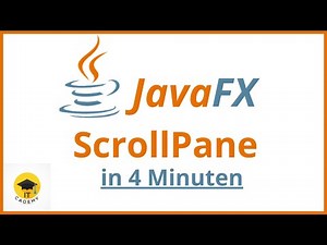 JavaFX ScrollPane | Javafx Tutorial Deutsch