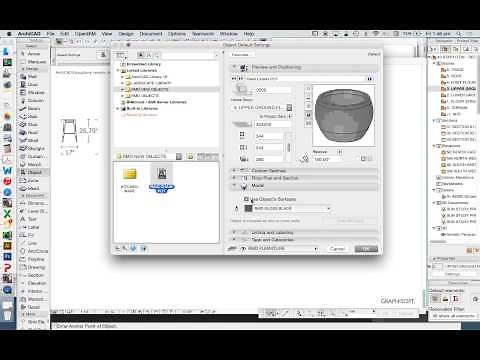 ARCHICAD - CREATING OBJECTS