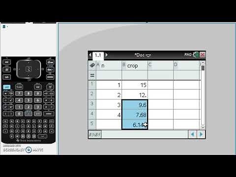 CAS Sequences List and Spreadsheet TI-Nspire