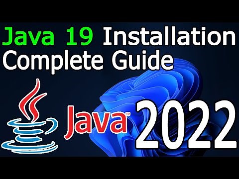How to Install Java 19 on Windows 10/11 [ 2022 Update ] JAVA_HOME, JDK installation Complete Guide