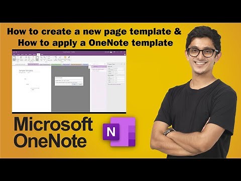 How to create a template in OneNote & How to add OneNote templates to your pages