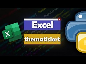 Python Tutorial #19 Mit Python & pandas Excel Dateien lesen und bearbeiten [GERMAN/DEUTSCH]