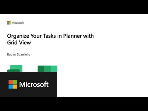 Organize your tasks in Planner with Grid View