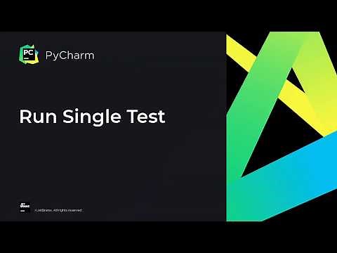 How to run a single test in PyCharm