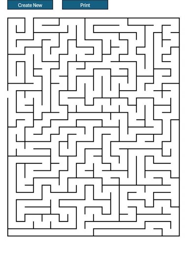 Excel Maze Generator: Printable Puzzle for Parents and Teachers, Customizable Difficulty (digital Download .xlsm File) - Etsy