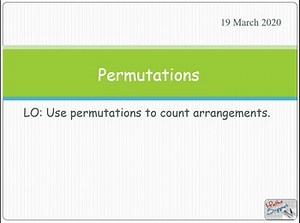 Counting methods: Permutations and combinations