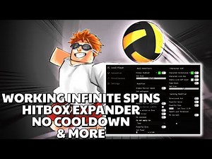 Volleyball Legends Script | WORKING INFINITE SPINS | Hitbox Expander | No Cooldown | & More Pastebin