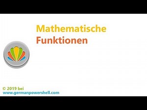 Mathematische Funktionen | PowerSHELL deutsch