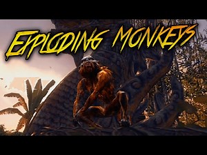 SHANGRI-LA - SECRET EXPLODING MONKEYS EASTER EGG TUTORIAL (Black Ops Zombies)