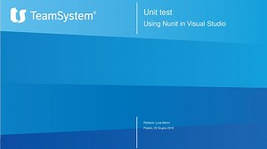 Unit test using NUnit in Visual Studio