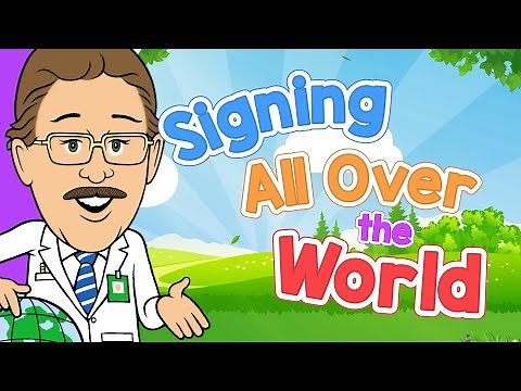 Signing All Over the World | Jack Hartmann ASL Alphabet Song