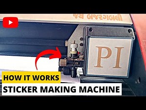 Sticker Making Machine | How it Works | CNC Plotter