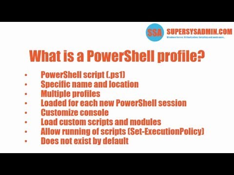 Understanding PowerShell Profiles