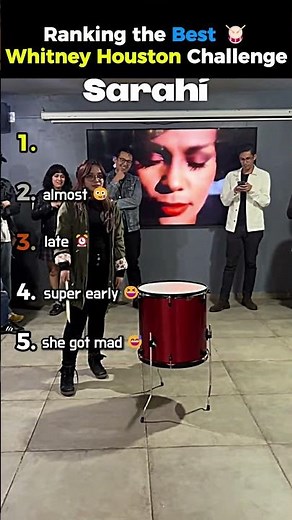 Best Whitney Houston Drum Challenge Moments (new)