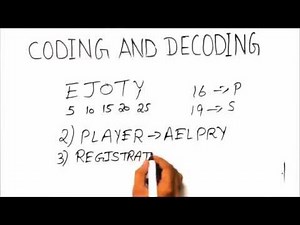 Tricks Coding and Decoding Video Lecture | IBPS PO Prelims and Mains Preparation - Bank Exams