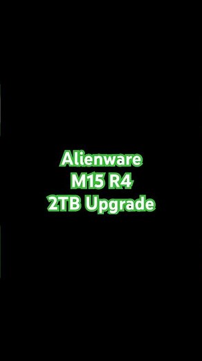 ALIENWARE M15 R5 GAMING LAPTOP 2TB SSD UPGRADE -King of HDMi