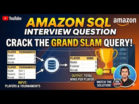 Amazon & EY SQL Interview Question | Advanced SQL Logic | (Real Interview Problem)