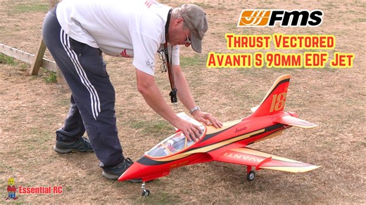 THRUST VECTORED FMSmodel 3D ! BUY HERE: 10% discount with code 'EssentialRC' here https://www.fmshobby.com/products/fms-edf-jet-90mm-avanti-pnp-18th-anniversary-edition?ref=EssentialRC Flown by Stuart Harris | Essential RC