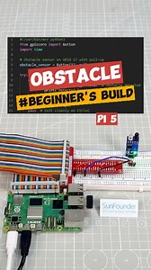 8.7K views · 57 reactions | Is Something There? Let Your Pi Detect It! #RaspberryPi #PythonProjects #ObstacleSensor #gpiozero #InfraredSensor #ElectronicsDIY #STEMprojects #SmartSensor #LearnToCode #RPiProjects #PythonOnPi #PhysicalComputing #TechDIY #BarrierDetection #SmartDevices #MakerProjects #DigitalInput #IoTProjects #DIYTech #SensorDemo | SunFounder OpenSource | Facebook