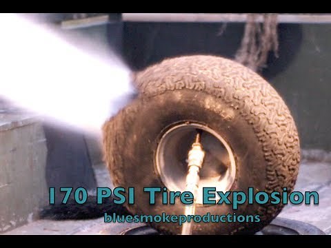 170 PSI Tire Explosion