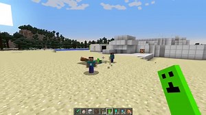 Minecraft | MICRO MOBS MOD (Tiny Creepers, Steves, Golems & More!) | Mod Showcase