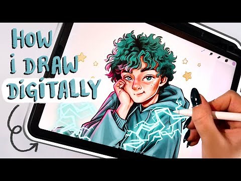 Full Digital Drawing Process // Procreate Tutorial