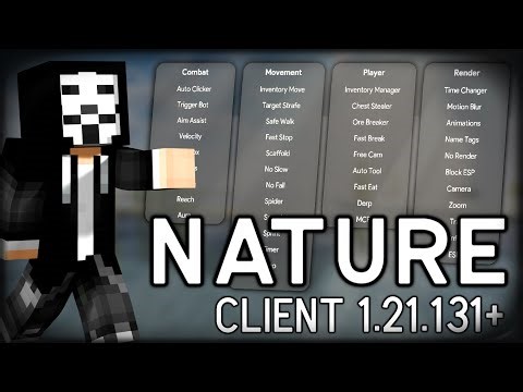 *Best* Minecraft Bedrock 1.21.131 Cheats | Nature Hack Client 🌳