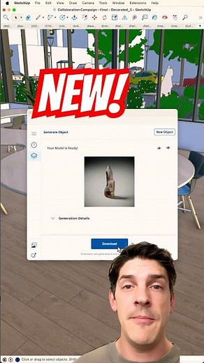 Image/Text ➡️ 3D! New in SketchUp