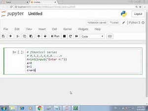 Generate Fibonacci series using while loop in python
