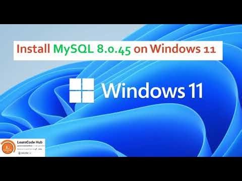 How to Install MySQL 8.0.45 Server & Workbench on Windows 11 (Step-by-Step Guide)