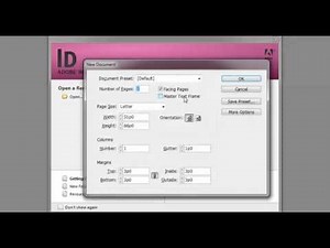 Indesign CS4 tutorial 1