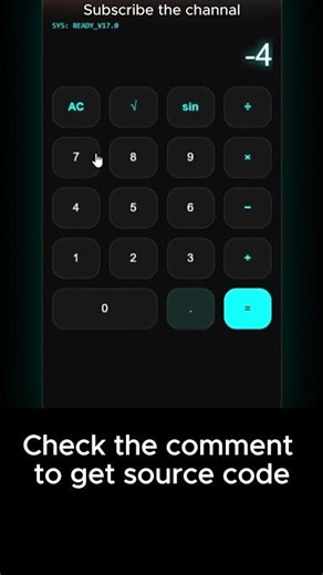 Build a Futuristic Calculator UI | HTML CSS & JS Tutorial 💻#HTML #CSS #JavaScript #calculator